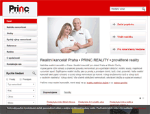 Tablet Screenshot of princreality.cz